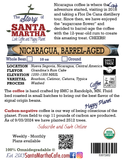 Barrel-aged Roasted  Nicaragua Coffee