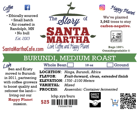 Burundi - Medium Roast