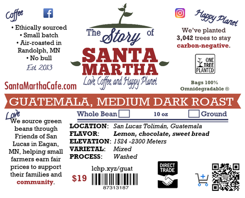 Guatemalan Medium-Dark Roast