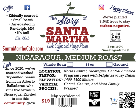 Nicaragua - Medium Roast