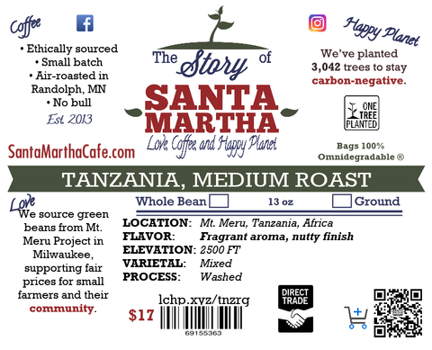 Tanzanian - Medium Roast