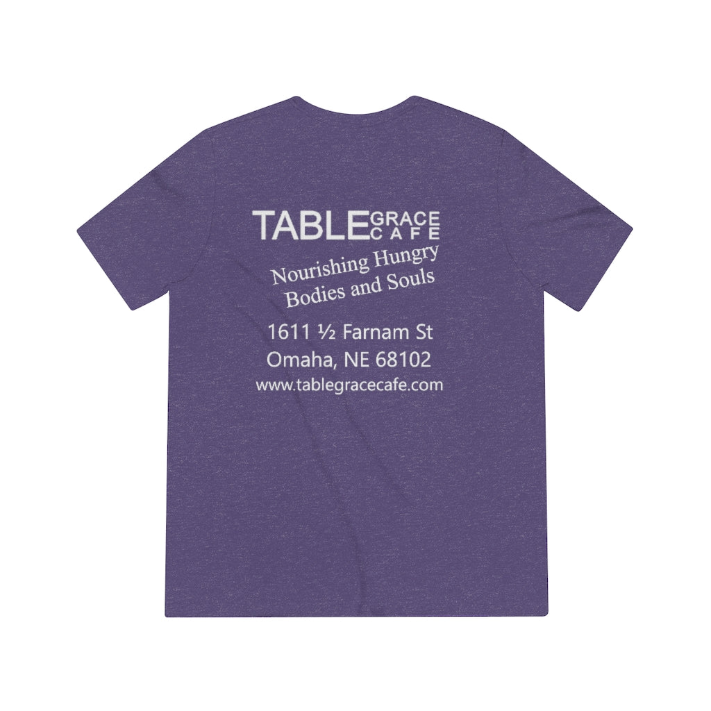 Unisex White Address on Back