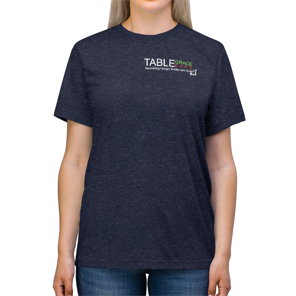 Unisex White Address on Back
