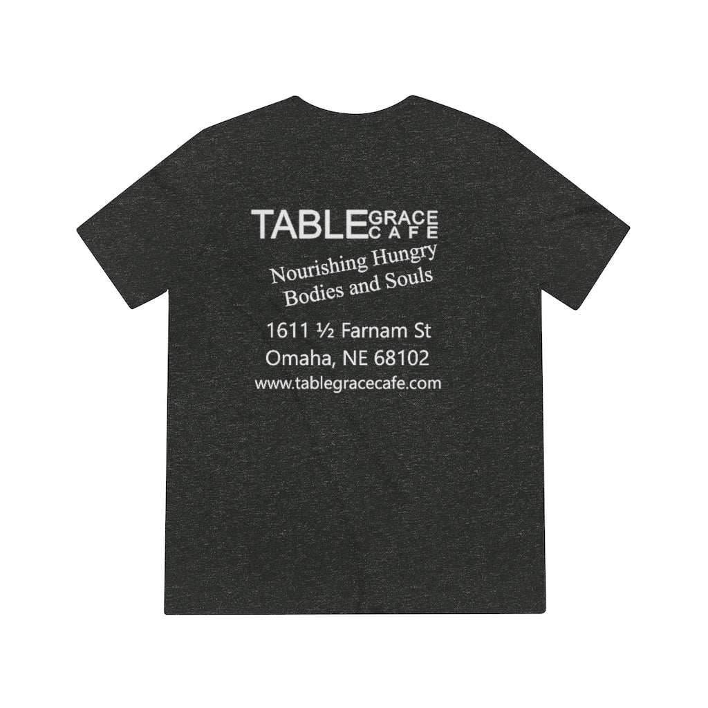 Unisex White Address on Back