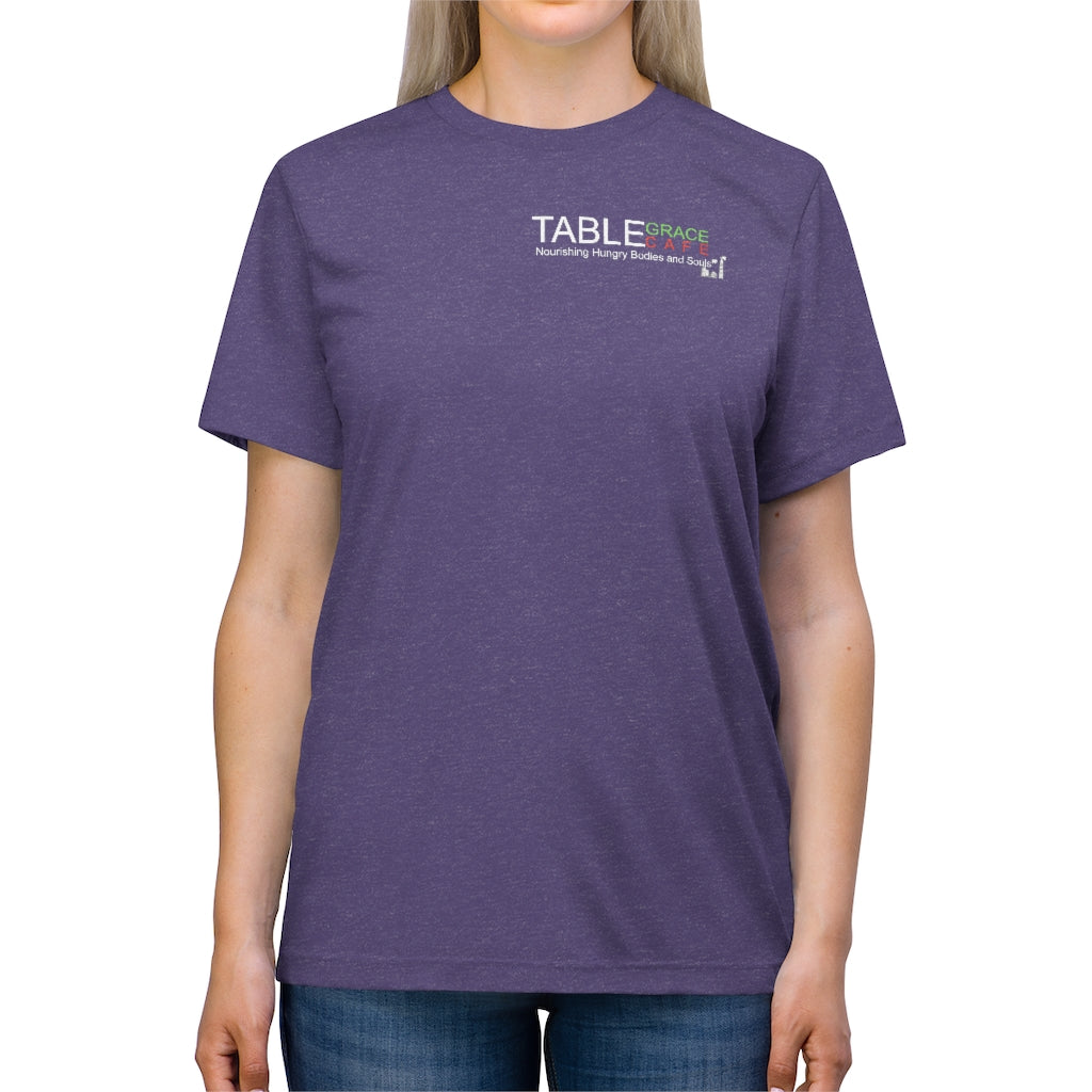 Unisex White Address on Back
