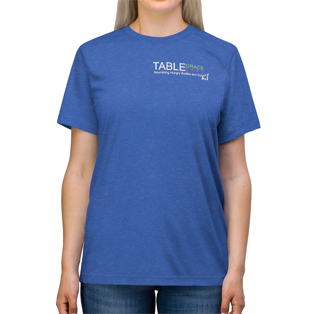 Unisex White Address on Back