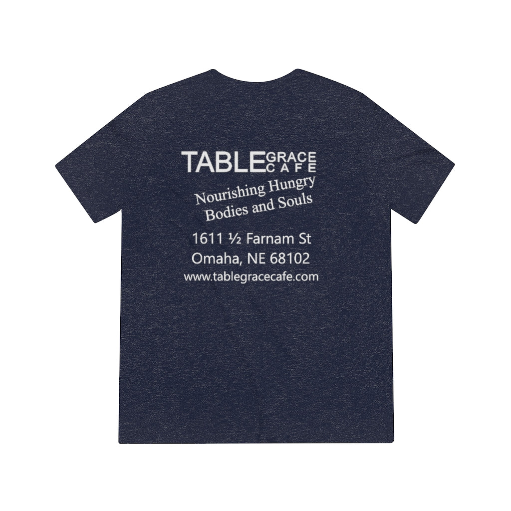 Unisex White Address on Back