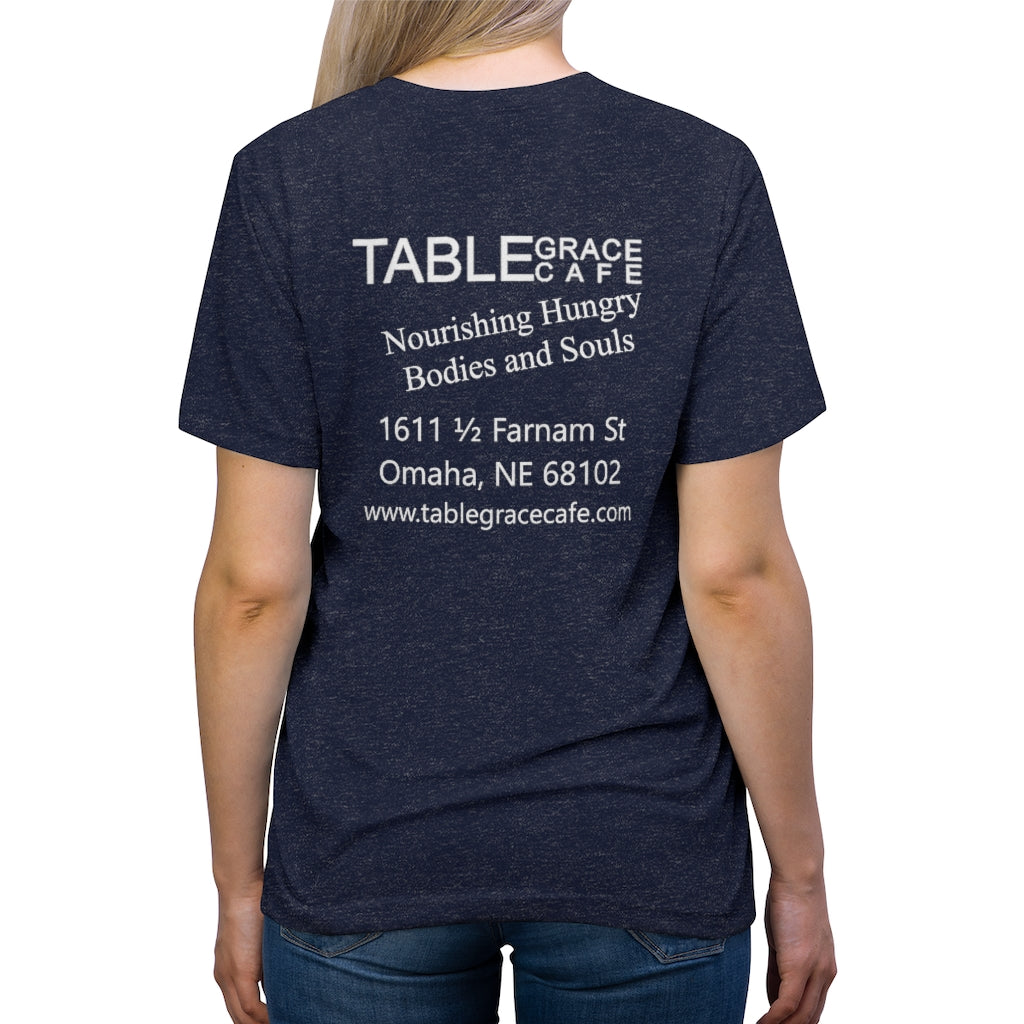 Unisex White Address on Back